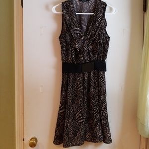 Animal print dress